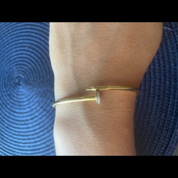 18k gold bangle bracelet - Picture 4 of 10